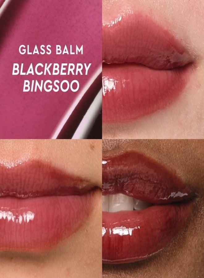 glow receipe Glow Recipe Glass Balm Lip Treatment Blackberry Bingsoo (Sheer Berry) — 0.52 oz / 15 g - Image 2