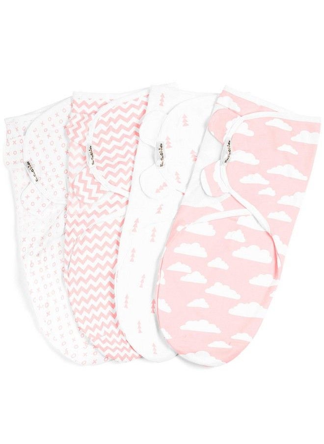 BaeBae Goods Swaddle Blanket Adjustable Infant Baby Swaddling Wrap Set Of 4 Baby Swaddling Wrap Blankets For Boys And Girls Made In Soft Cotton (0 3 Months)  - Image 2