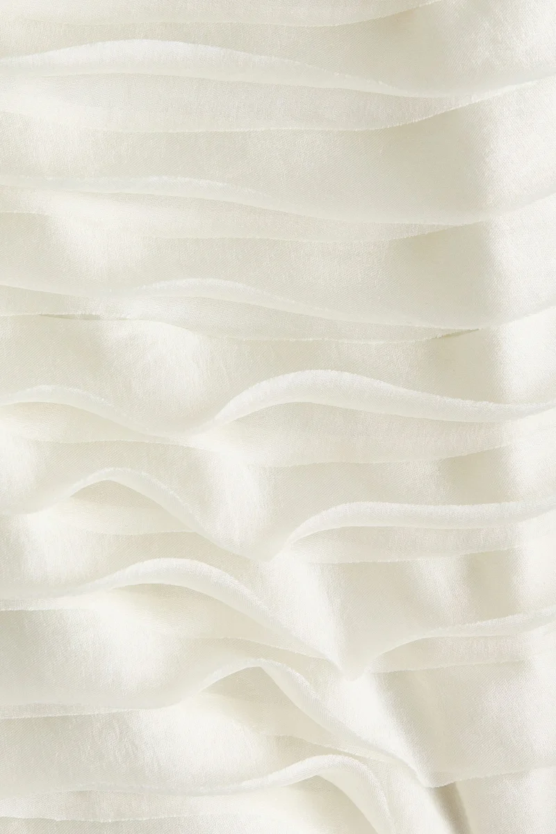H&M Frill-trimmed bandeau dress