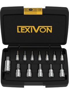 Generic Hex Bit Socket Set Premium S2 Alloy Steel 13 Piece Metric 2Mm 14Mm Set Enhanced Storage Case Lx 141  - Image 1