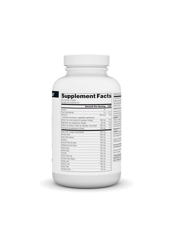 Source Naturals Alkaline Balance to Support PH Balance* - 120 Tablets - Image 2