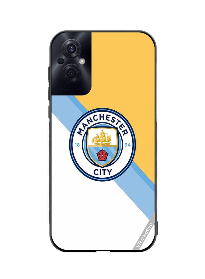 VR CREATIVE Protective Case Cover For Oppo Reno8 Z Manchester City Design Multicolour - Image 1