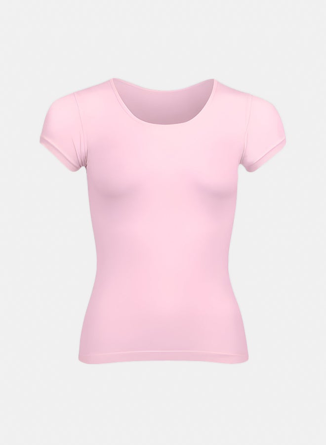 Silvy Lycra Lucy Half Sleeves Round Neck Top For Women - Image 1