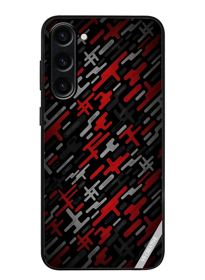 VR CREATIVE Protective Case Cover For Samsung Galaxy S23 FE Abstract Design Multicolour - Image 1