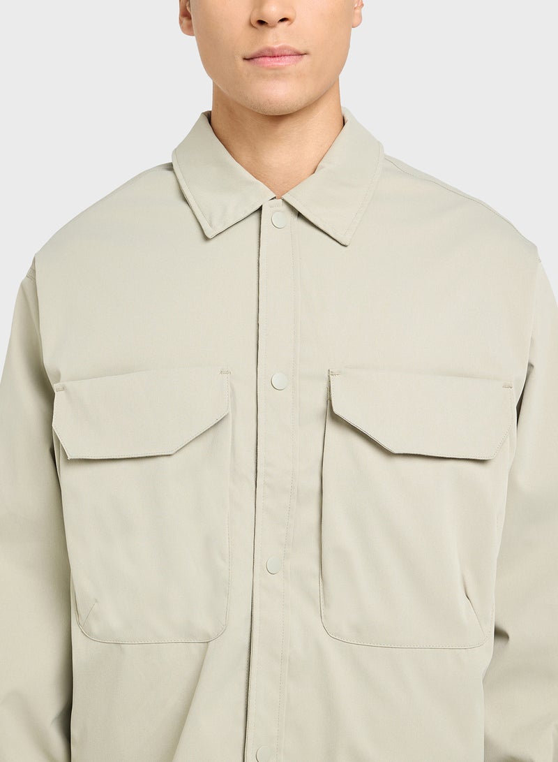 JACK & JONES Jcohelvetica Parachute Regular Fit Overshirt  - Image 3
