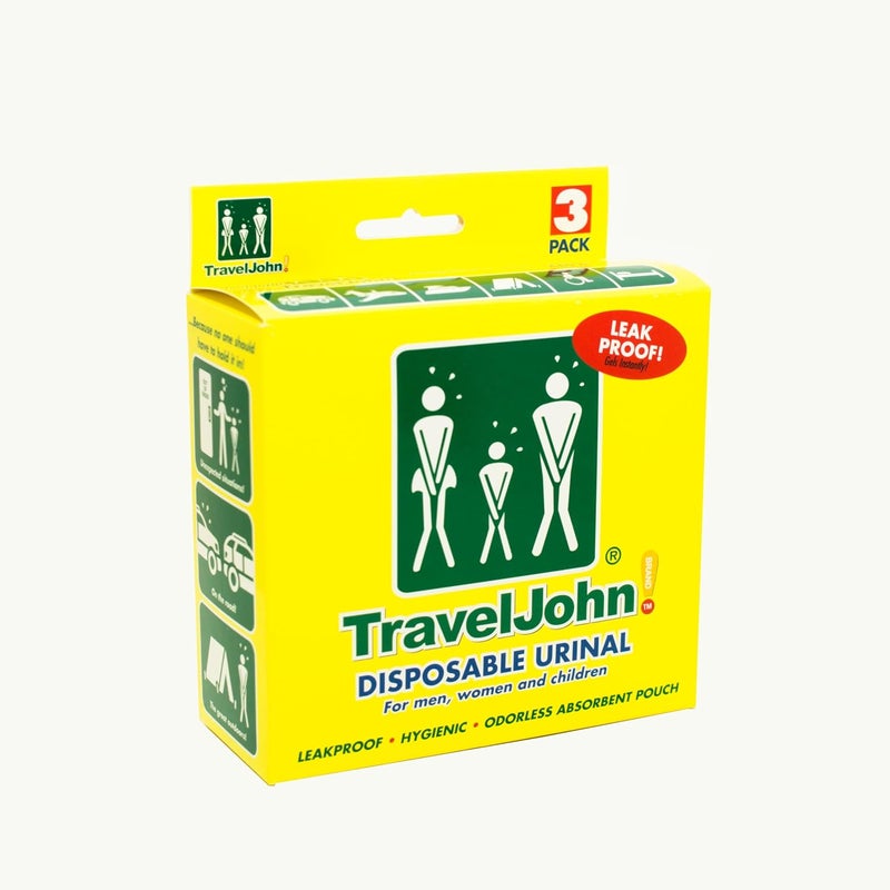 TravelJohn Disposable Urinal for Men, Women & Children - 3 Pack - Image 2