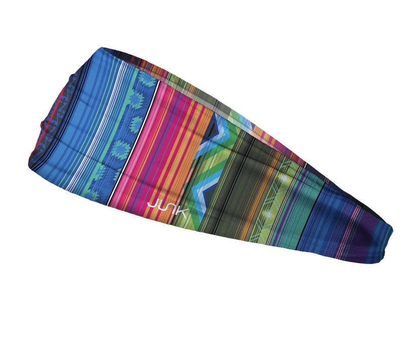 JUNK Brands Big Bang Lite Headband - Moisture-Wicking, Performance Fabric, Non-Slip, Sports Sweatband for Men & Women - One Size - On The Border - Image 1