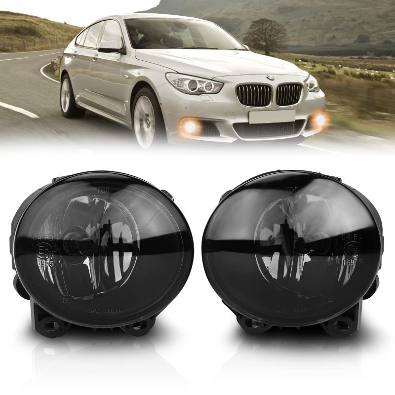 TangMiGe Fog Lights for BMW F22 F23 228i 230i E92 E93 328i 328xi 335i 335is 335xi F07 528i 535i 550i GT ACTIVEHYBRID 5 M235i M3 M5 20072020 All for M Package Bumper 1 Pair Smoke Lens