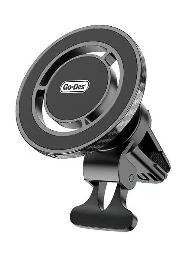 GO-DES Magsafe Magnetic Feature 360° Rotatable Ventilation and Flat Floor Phone Holder(GD-HD911 ) - Image 1