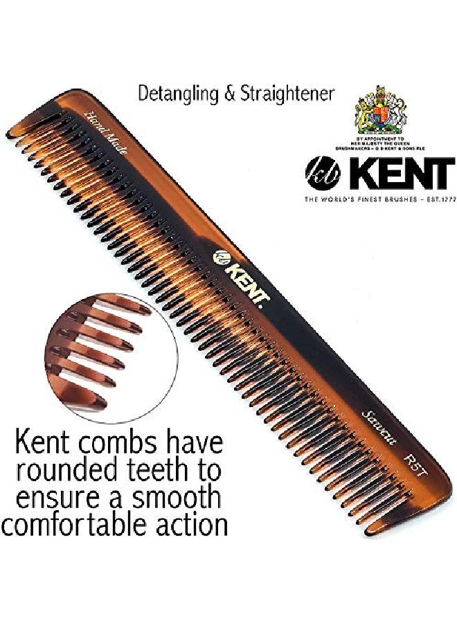 KENT R5T All Coarse Hair Detangling Comb Wide Teeth Dressing Table Comb For Thick Curly Wavy Hair Hair Detangler Comb For Grooming Styling Hair Beard And Mustache Sawcut Handmade In England - Image 5