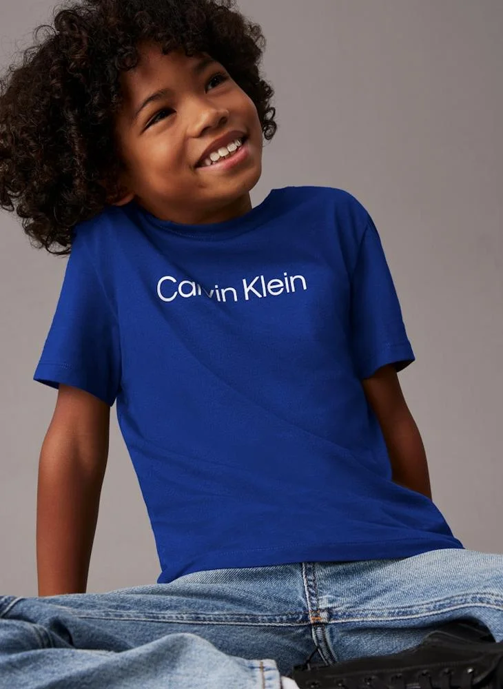 Calvin Klein Jeans Kids Graphic Crew Neck T-Shirt