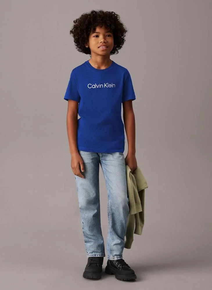Calvin Klein Jeans  Kids Graphic Crew Neck T-Shirt for Men | Best Price UAE