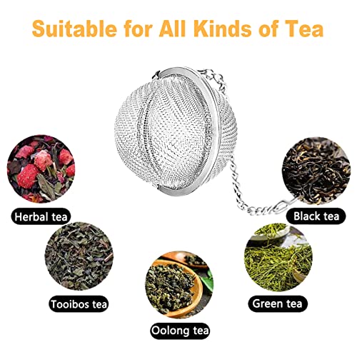 NSTaygate Loose Tea Steeper 2pcs Tea Ball Cute Tea Infuser Tea Diffusers for Loose Tea Black and White Diamond Dog Paw Pendant Tea Leaf Strainer for Loose Tea Gifts for Girls Women Couple - Image 5