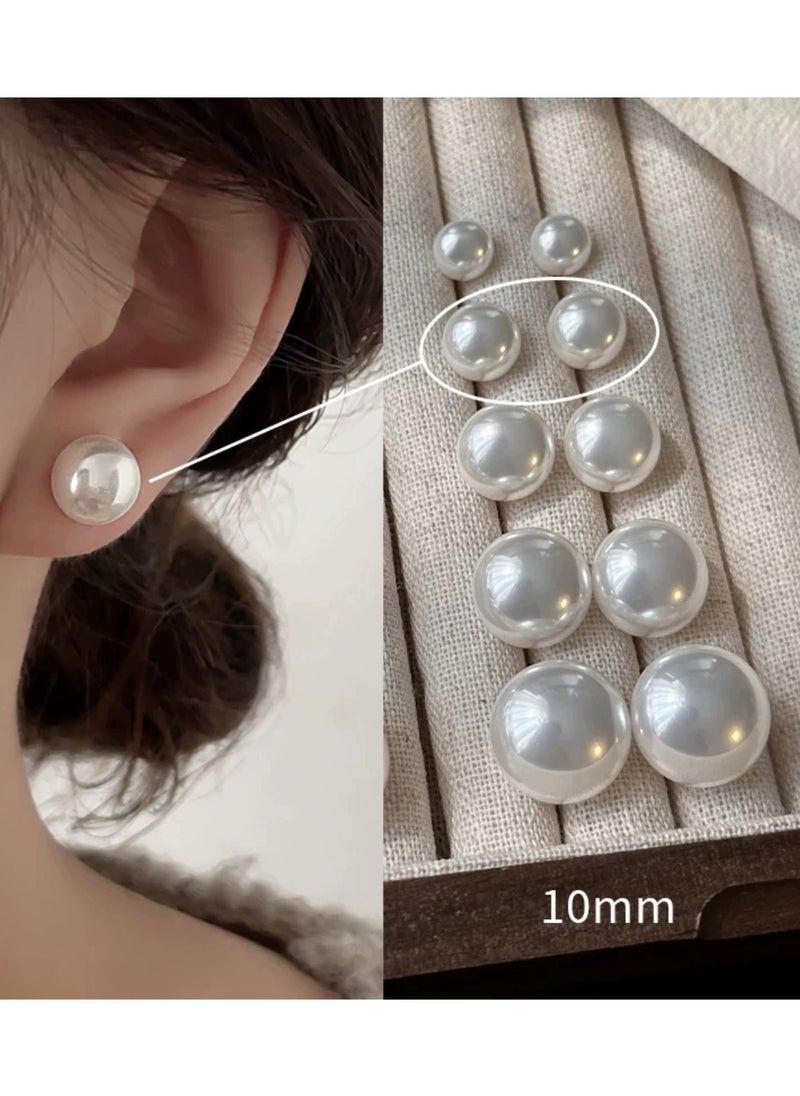 Mark Fairwhale - Cherry Blossom Pink High-End Pearl Earrings For Women - Image 1