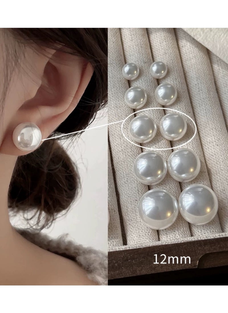 Mark Fairwhale - Cherry Blossom Pink High-End Pearl Earrings For Women - Image 1