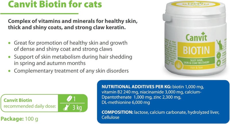 Canvit Biotin for Cats, 100 g - Image 3