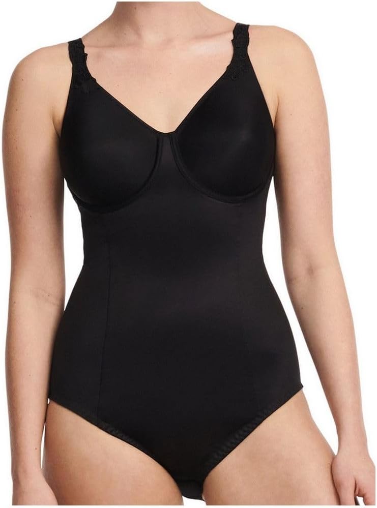 Chantelle Hedona Minimizer Shaping Bodysuit 34E Black - Image 1