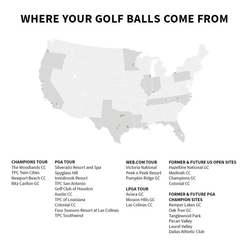 LostGolfBalls - 12 e6 Golf Balls in Mint Condition, Recycled Used Golf Balls, AAAAA Quality, White - Image 3