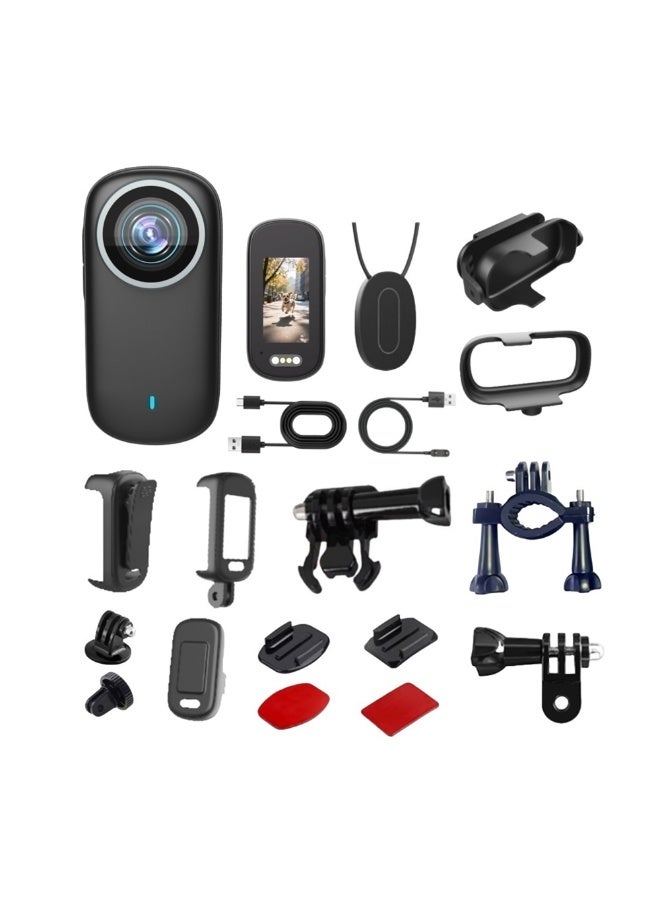 4K Thumb Action Camera with WiFi, Wearable Body Cam, Magnetic Mount for Hands Cycling, Travel & Sports Recording, Wide Angle Lens - Image 2