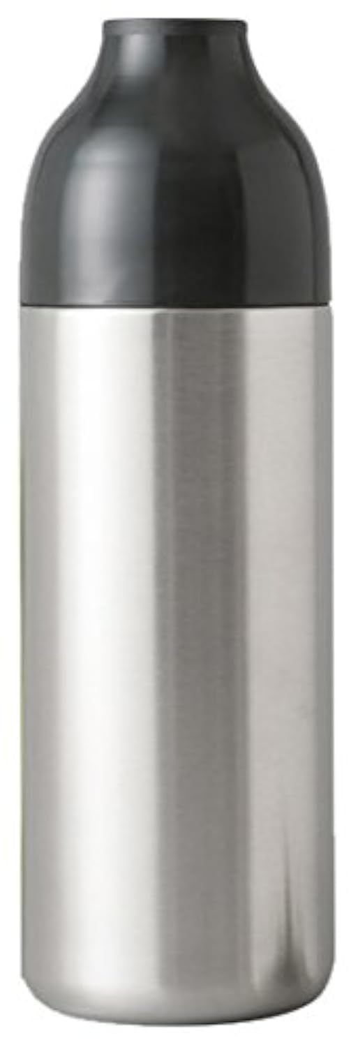 Rabbit Double Walled TwisttoLock Stainless Steel Cocktail Shaker and Strainer Black