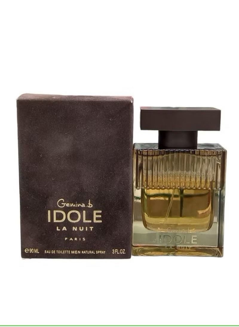 Gemina.B Paris Idole Derfume La Nuit Eau De Toilette For Men 90ml 