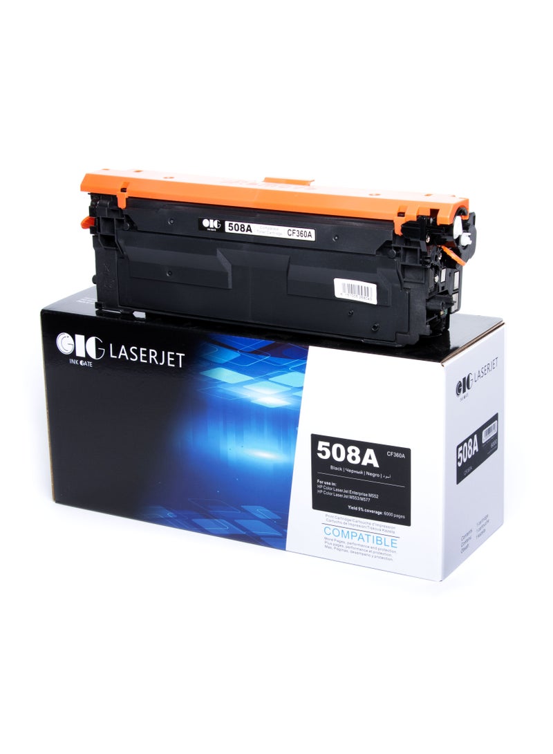 IG Compatible Toner Cartridge Combo Pack – Black, Cyan, Magenta, Yellow – Replaces HP 508A – For HP Color LaserJet Enterprise M553 / M577 Series – Black: 5,000 Pages | Colors: 6,000 Pages Each - Image 2