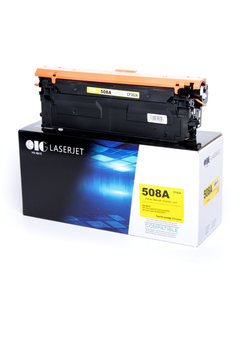 IG Compatible Toner Cartridge Combo Pack – Black, Cyan, Magenta, Yellow – Replaces HP 508A – For HP Color LaserJet Enterprise M553 / M577 Series – Black: 5,000 Pages | Colors: 6,000 Pages Each - Image 4