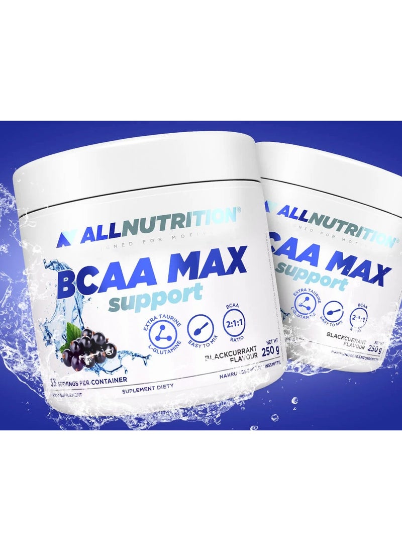 ALLNUTRITION BCAA MAX Support Blackcurrant Flavor 250g 33 Serving