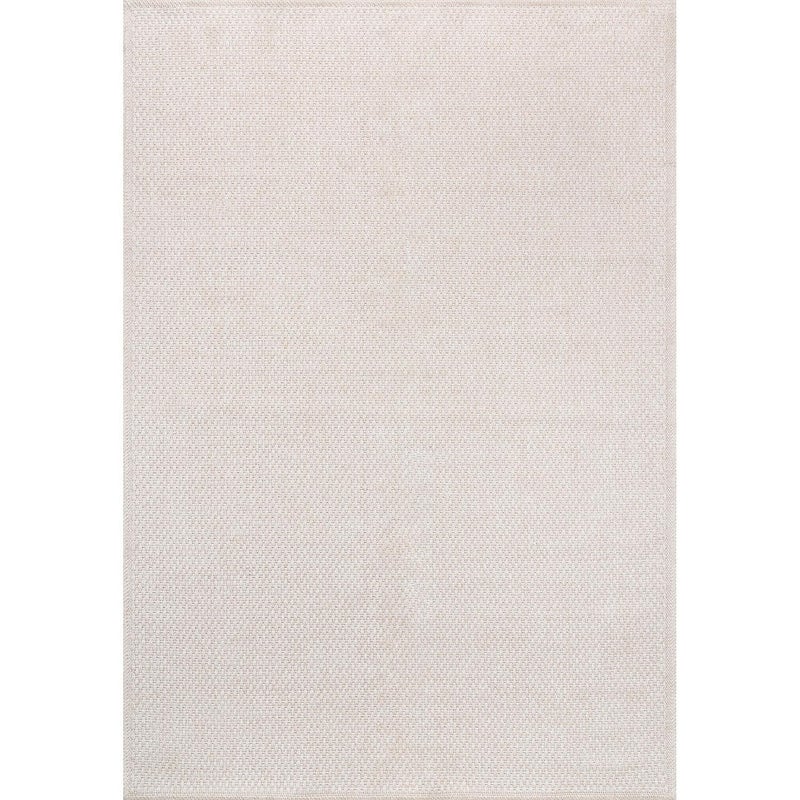 CAMILSON Easy Jute Rug 5x7, Indoor Outdoor Off-White Farmhouse Area Rugs for Living Room Patio and Kitchen Rug, Solid Woven Design, Easy-Cleaning, Washable Outside Carpet Alfombras (5 x 7) - Image 2