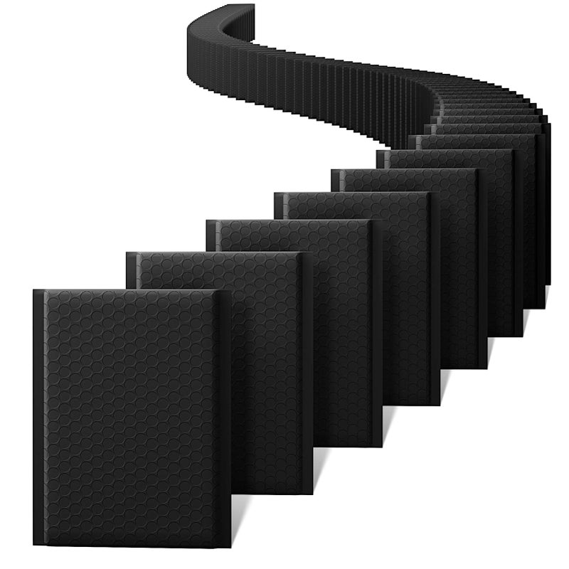 Metronic Bubble Mailers 6x10 Inch 100 Pack Black Usable Size 6x9" Opaque Padded Envelopes Waterproof Bubble Envelopes Cushioning Mailer for Small Business Mailing Makeup Jewelry Gifts - Image 1