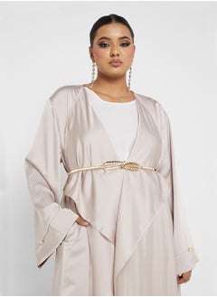 Khizana Plus size basic abaya  - Image 3
