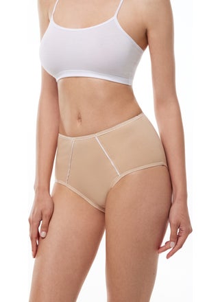 Malabadi 6' Economic Pack Women Sabrina Cotton Slip 114  - Image 1