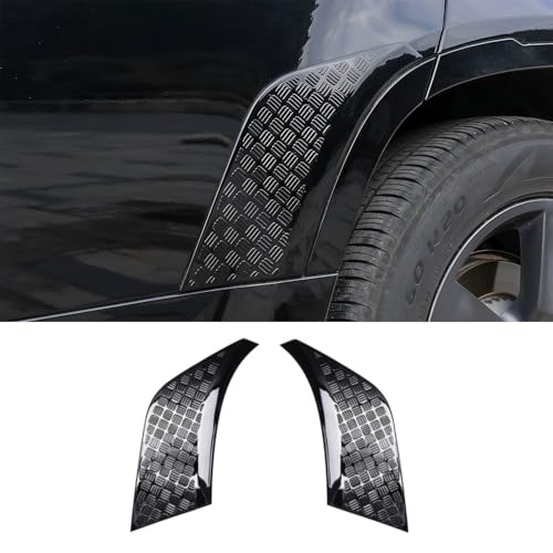 GafeSkui Rear Wheel Arch ABS Black Body Anti-Scratch Protection Cover Trim Kit Compatible with 2020-2025 Land Rover Defender 110 130 Decoration Armor Sticker Trim Exterior Accessories - Image 1
