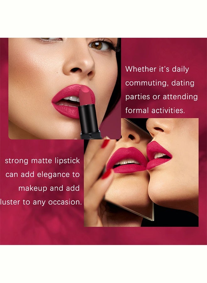 BSIMONE Power Matte Lipstick, Highly Pigmented Long-Lasting Moisturizing Non-Drying Velvet Lipstick, #07 - Image 5