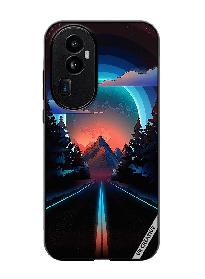 VR CREATIVE Protective Case Cover For Oppo Reno 10 Pro Plus Road To Paradise Design Multicolour - Image 1
