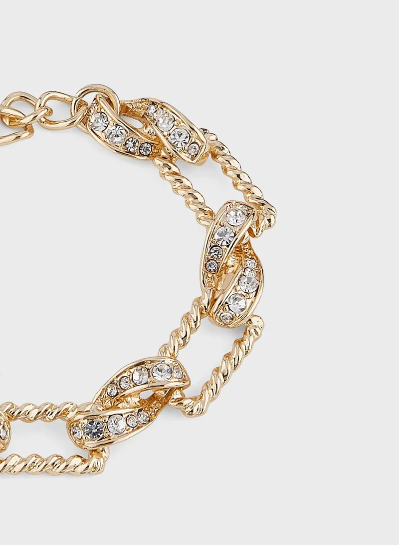 Ella Limited Edition Diamante Chain Bracelet
