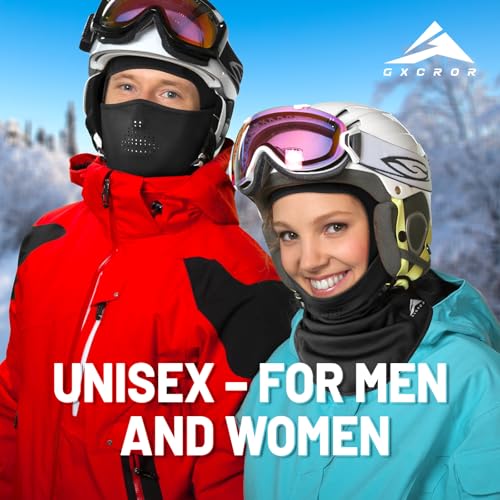 GXCROR Winter Balaclava Ski Mask,Windproof & Thermal,Face Mask for Skiing,Motorcycling,Fishing,Running Black - Image 5