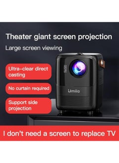 Umiio Intelligent Screen Projector 5G WiFi Bluetooth Quadrangle Trapezoid 1080P Android Projector For Move Music TV Game Casting  - Image 4