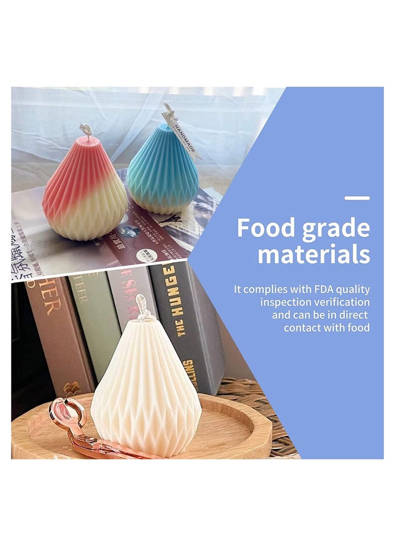 Excefore Silicone Mould for Candle Making Wax Aromatherapy Soap Maker - Image 4