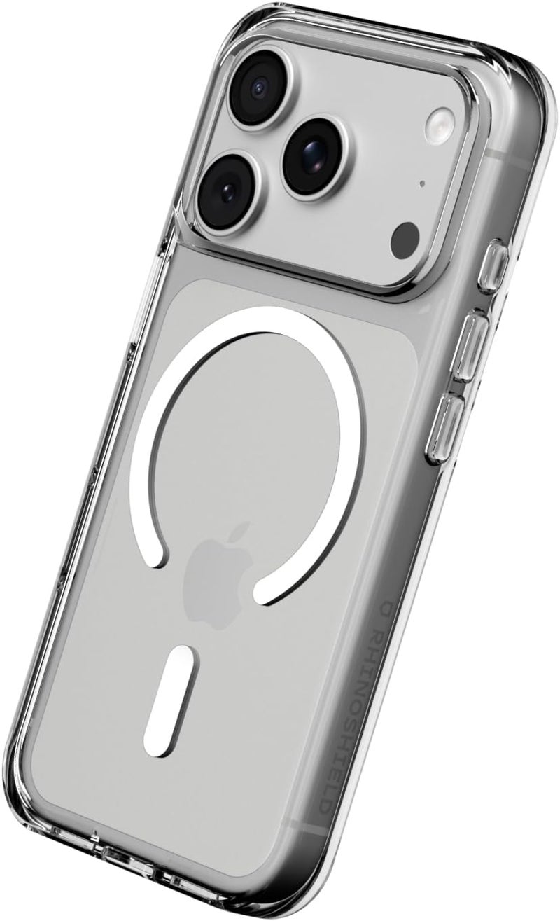 RHINOSHIELD Phone Case Compatible with MagSafe for iPhone 17 Pro | Clear - Anti-yellowing, High Transparency, Superior Magnetic, Shockproof with Military Grade Drop Protection - Transparent - Image 1