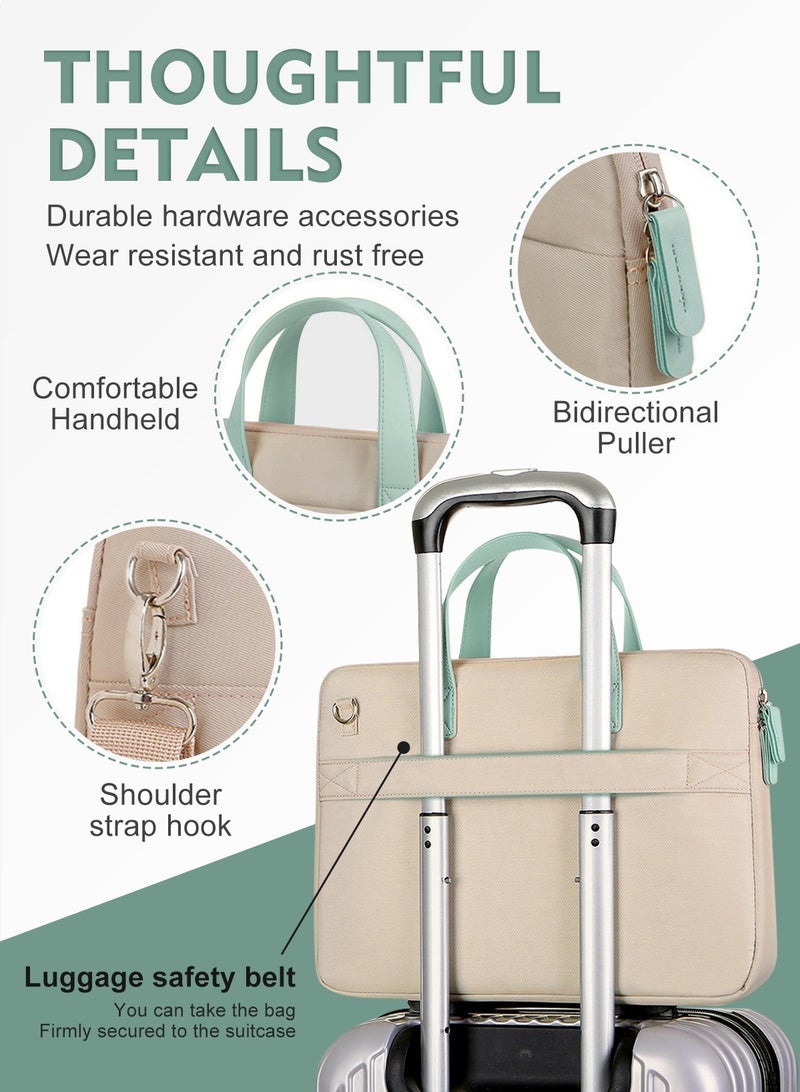 URbazaar Laptop Case, 15.6 inch TSA Laptop Bag Laptop Sleeve Water Resistant Computer Case Laptop Carrying Case Compatible for Lenovo, HP, Dell, Asus Notebook, Gifts for Men Women - Image 5