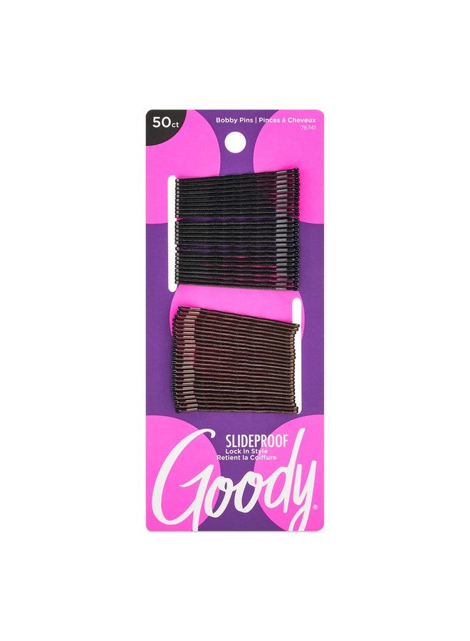 قودي  دبابيس شعر معدنية عدد 50 دبوس أسود مقاس 5 سم تساعد على إبقاء الشعر في مكانه، إكسسوارات الشعر لتصفيفه بسهولة والحفاظ على شعرك آمنًا وخاليًا من الألم لجميع أنواع الشعر. - Image 1