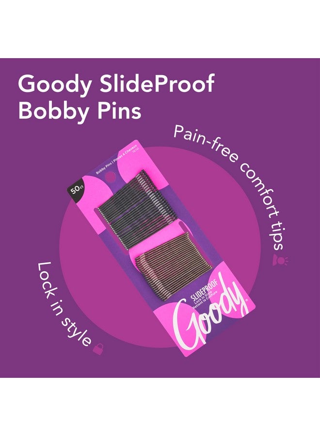 قودي  دبابيس شعر معدنية عدد 50 دبوس أسود مقاس 5 سم تساعد على إبقاء الشعر في مكانه، إكسسوارات الشعر لتصفيفه بسهولة والحفاظ على شعرك آمنًا وخاليًا من الألم لجميع أنواع الشعر. - Image 2