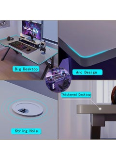 ACPLAY Gaming Table,Gaming Desk,Ergonomic PC Desktop Computer Desk,Home Office Desk,Versatile Gaming and Study Solution for Modern Homes,Ideal for Students and Gamers, Spacious and Functional（120x60x75cm）  - Image 5