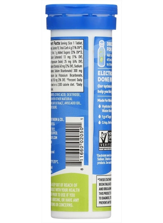 Nuun Active: Lemon+Lime Electrolyte Enhanced Drink Tablets, 10 Count (Pack of 2) - Image 3