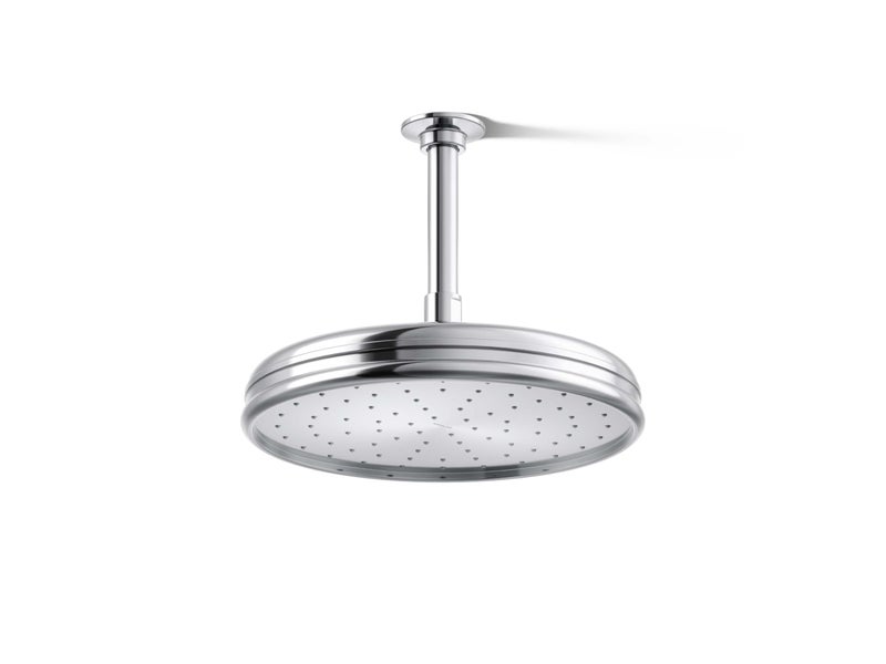 Kohler 13693CP Traditional 10 singlefunction rainhead 25 gpm Polished Chrome