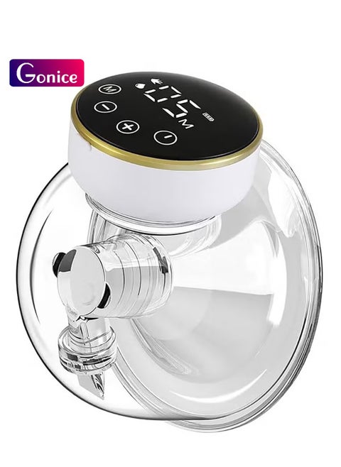 Wireless Wearable Hands Free Electric, Portable Breast Pump With 3 Modes, 9 Levels, LCD Display, And Massage Mode
