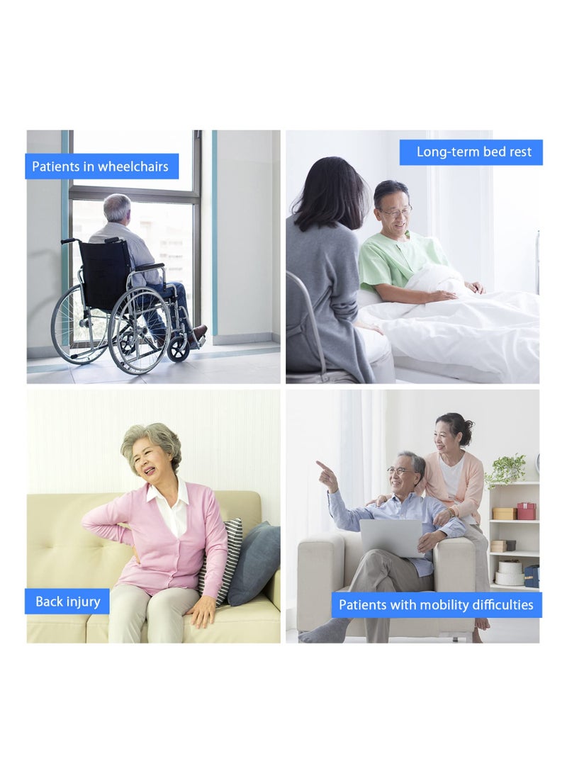 SYOSI Wheelchair Harness Belt, Adjustable Buckle Strap Seat Belt Geriatric Armchair Seatbelt, Half Vest Wheelchair Seatbelt for Elderly People Patients Disabled, Prevent Tilting Falling - Image 5