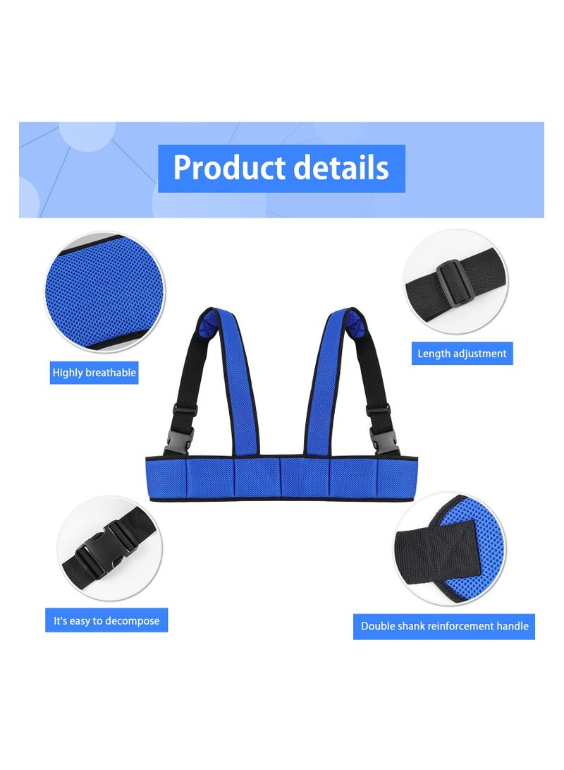 SYOSI Wheelchair Harness Belt, Adjustable Buckle Strap Seat Belt Geriatric Armchair Seatbelt, Half Vest Wheelchair Seatbelt for Elderly People Patients Disabled, Prevent Tilting Falling - Image 3