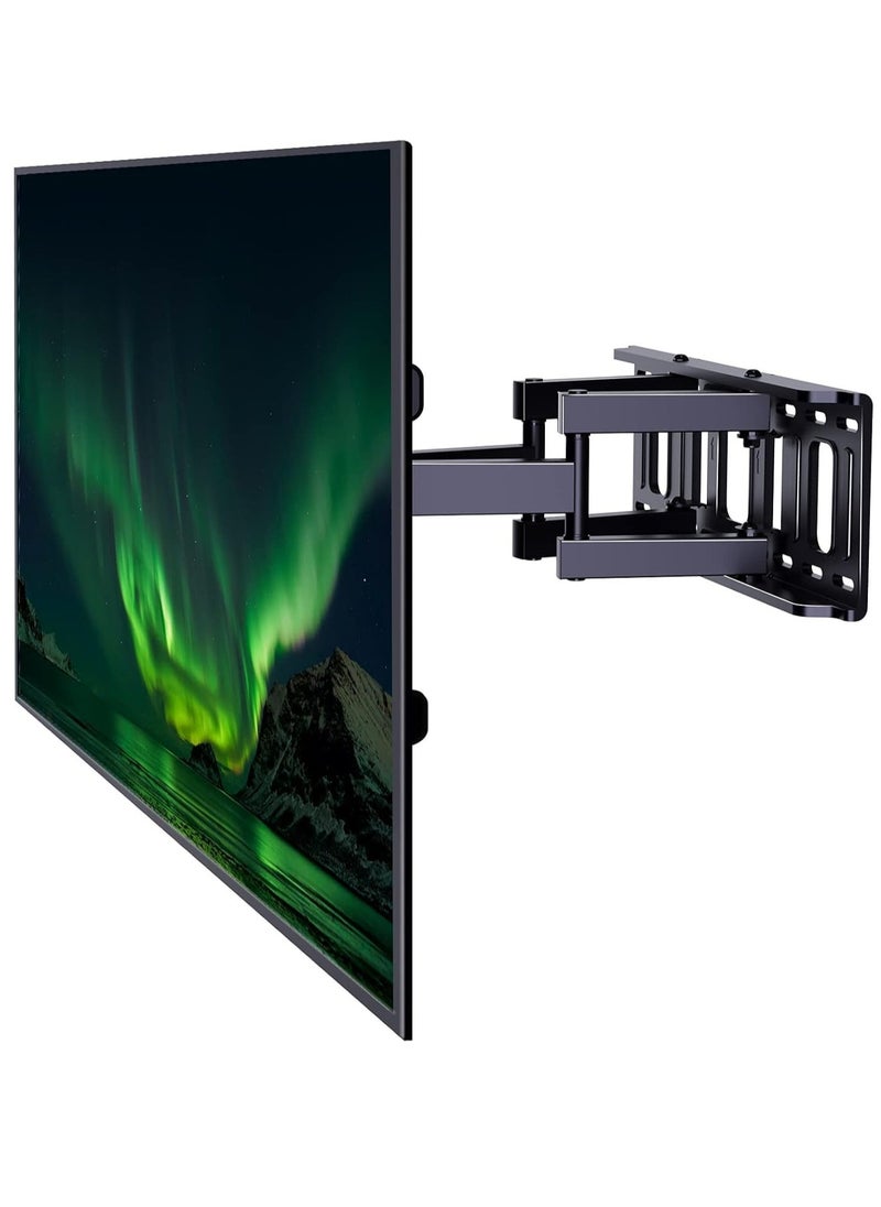 ELTRAZONE Full Motion TV Wall Mount, Articulating Swivel Extension Arm, Fits 37-75" TVs Up to 132lbs, Max VESA 600x400mm, Heavy Duty TV Mount for Home & Office – EBLF7 - Image 1